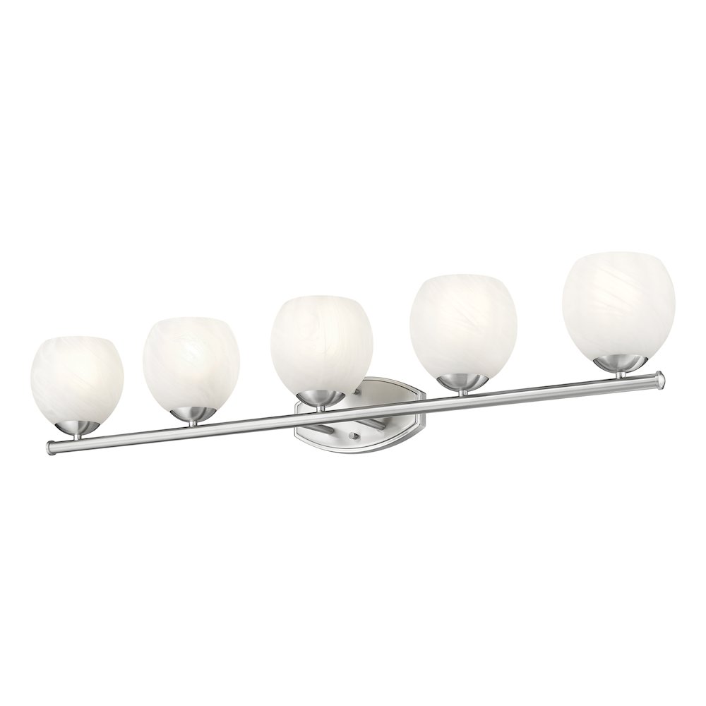 Z-Lite 5 Light Vanity, Brushed Nickel