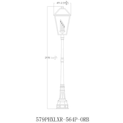 Z-Lite 4 Light Outdoor Post Mounted Fixture