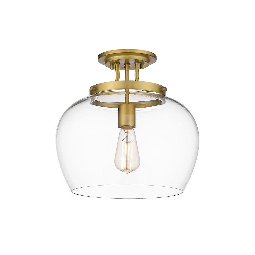Z-Lite 1 Light Semi Flush Mount