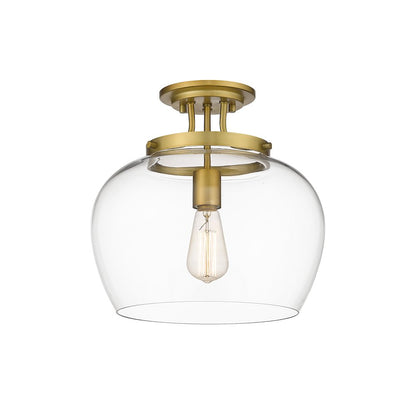 Z-Lite 1 Light Semi Flush Mount