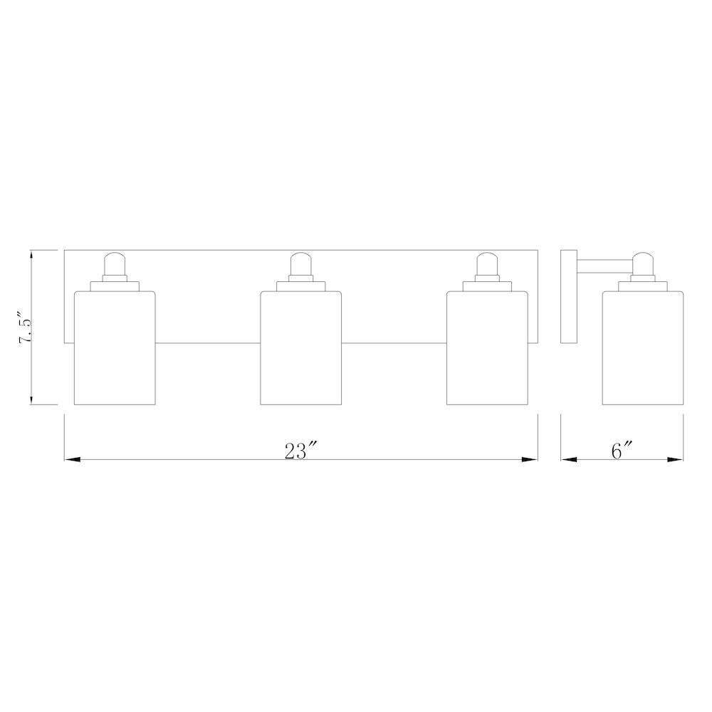 Z-Lite 3 Light Vanity
