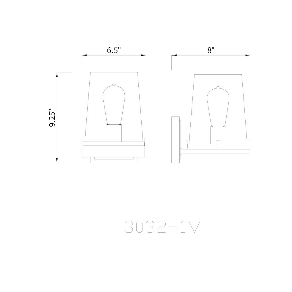 Z-Lite 1 Light Wall Sconce