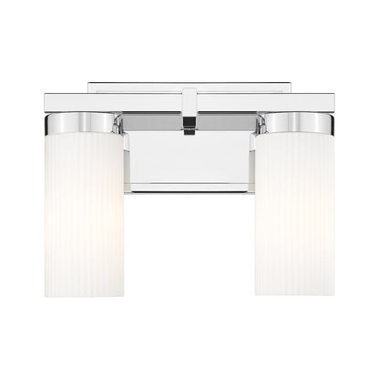 Z-Lite Danica 2 Light Vanity in Chrome color, Steel frame
