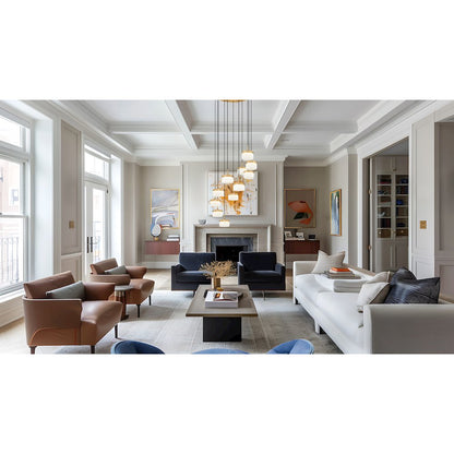 Z-Lite 11 Light Chandelier, Modern Gold