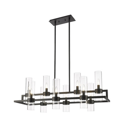 Z-Lite 10 Light Linear Chandelier