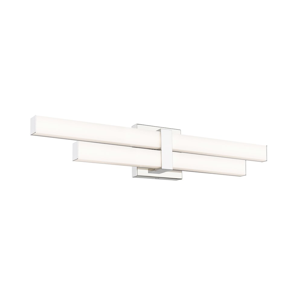 Z-Lite Zane 2 Light Vanity in Chrome  Frame Finish