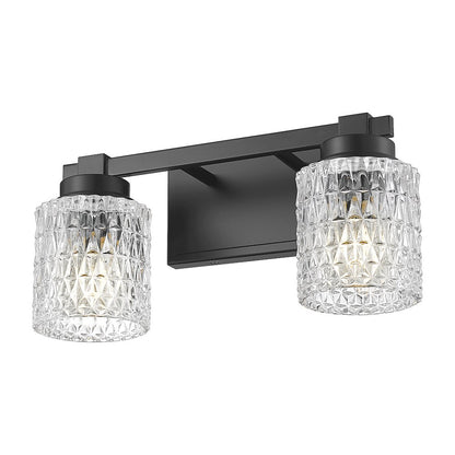 Z-Lite 2 Light Vanity, Matte Black