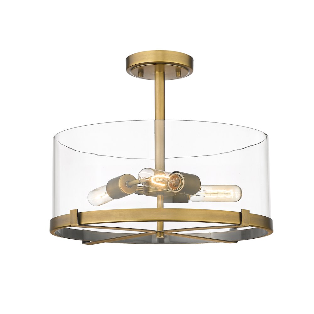 Z-Lite 3 Light Semi Flush Mount