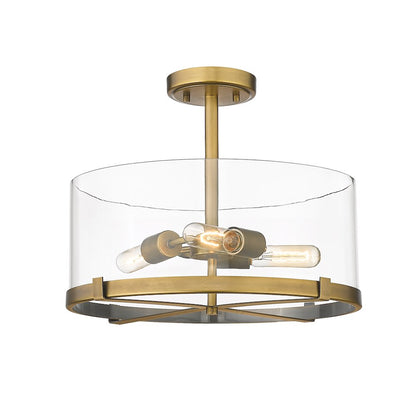 Z-Lite 3 Light Semi Flush Mount