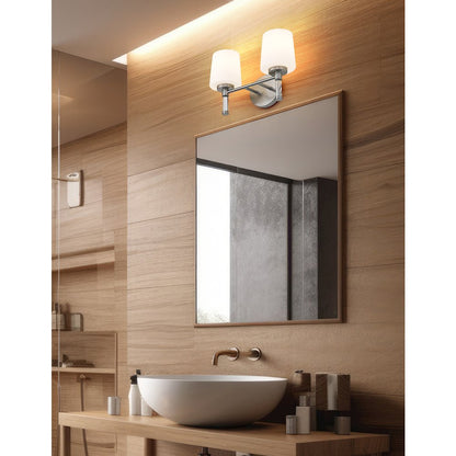 Z-Lite 2 Light Vanity, Brushed Nickel
