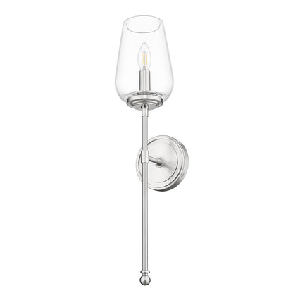 Z-Lite 1 Light Wall Sconce, Brushed Nickel