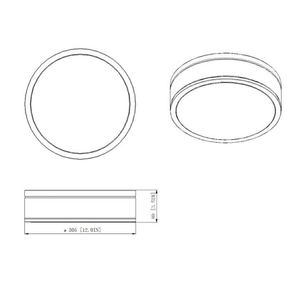 Z-Lite 1 Light Flush Mount