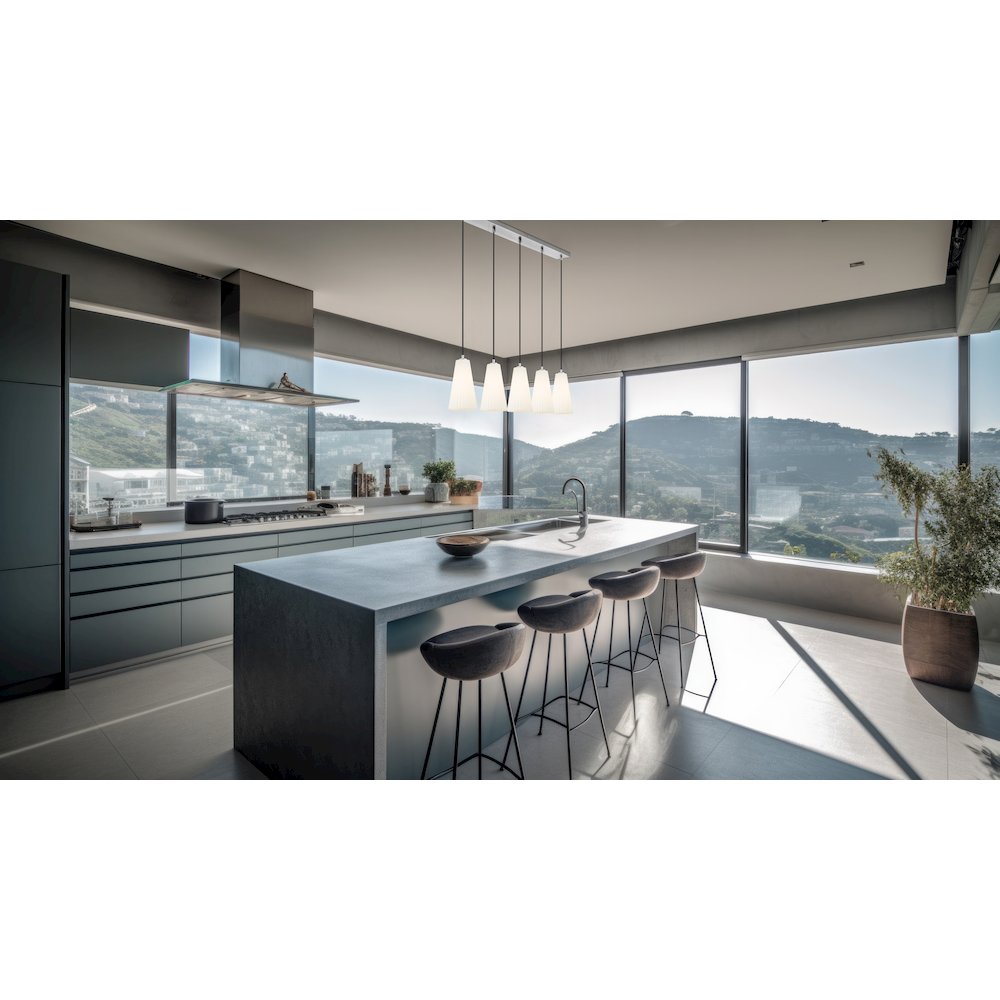 Z-Lite 5 Light Linear Chandelier
