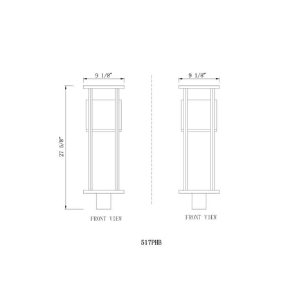 Z-Lite 1 Light Outdoor Post Mount Fixture