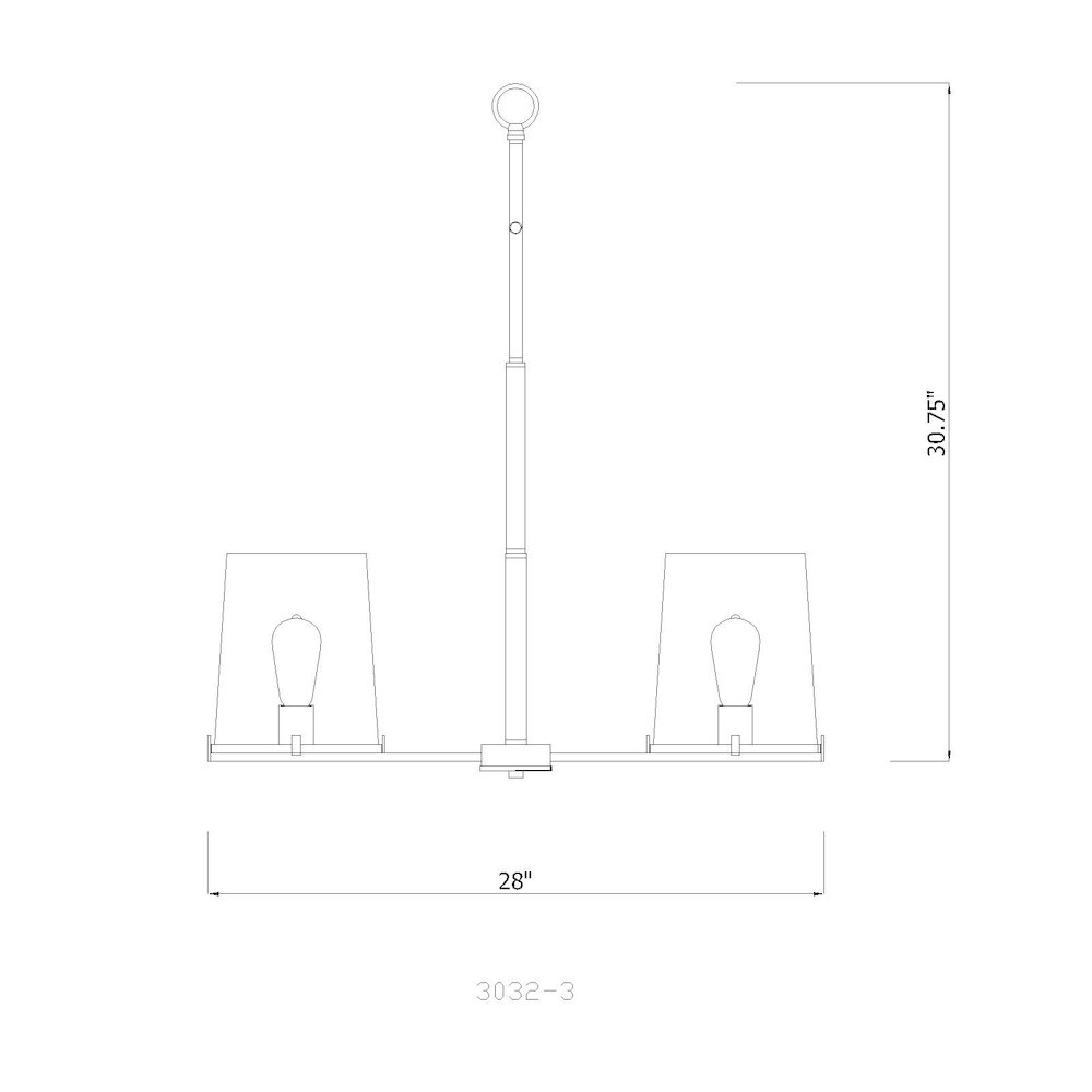 Z-Lite 3 Light Chandelier