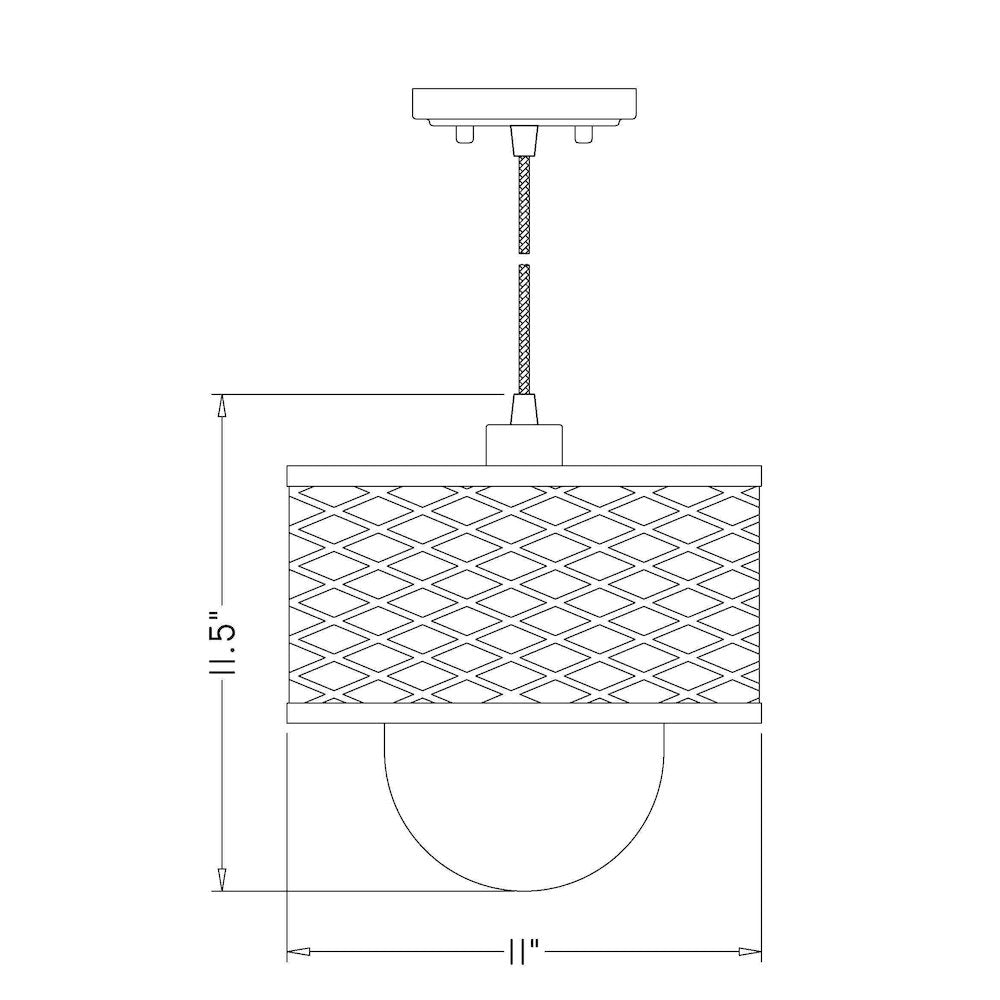 Z-Lite 1 Light Pendant