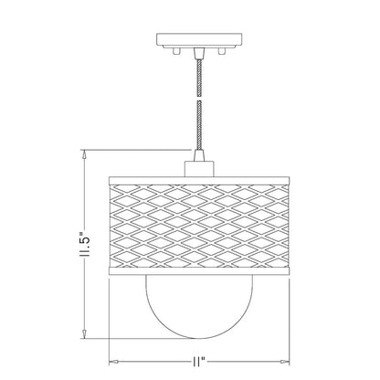 Z-Lite 1 Light Pendant