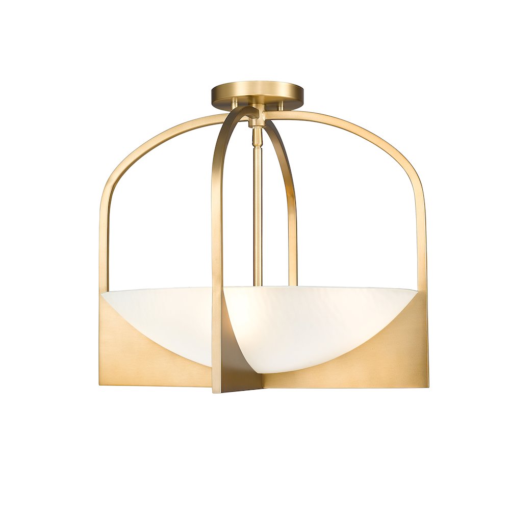Z-Lite 4 Light Semi Flush Mount