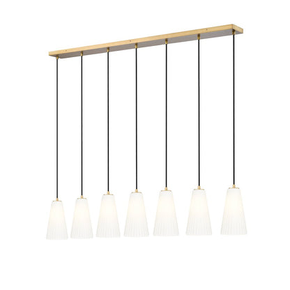 Z-Lite 7 Light Linear Chandelier