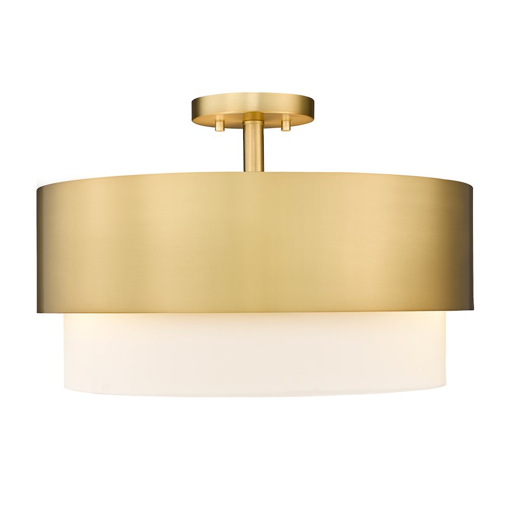 Z-Lite 3 Light Semi Flush Mount