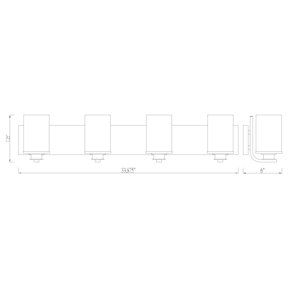Z-Lite 4 Light Vanity