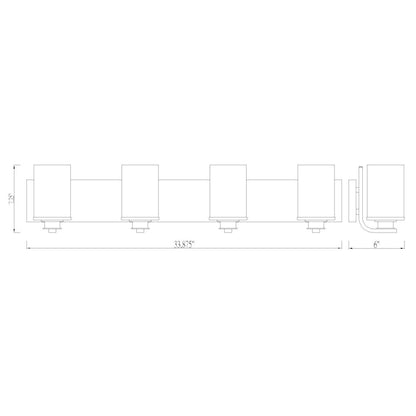 Z-Lite 4 Light Vanity