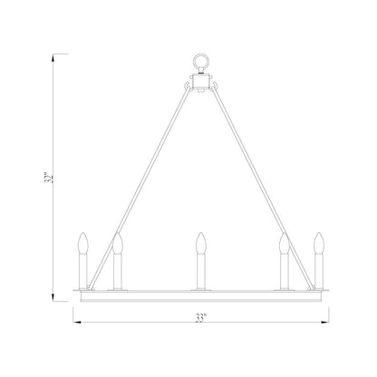 Z-Lite 8 Light Chandelier