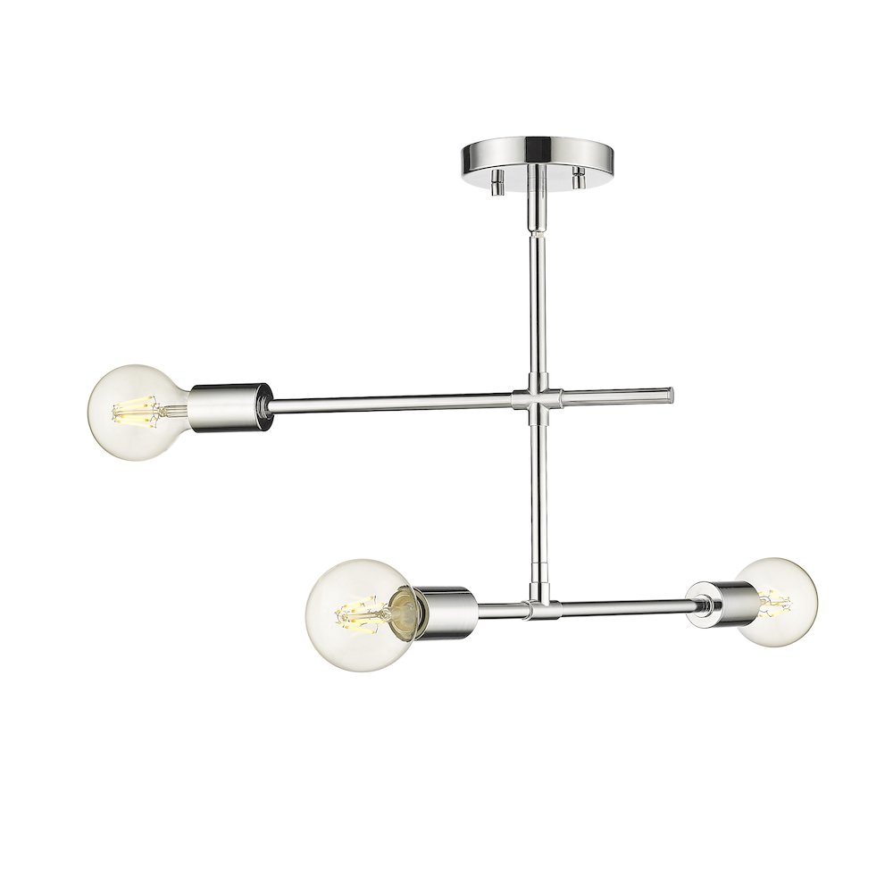 Z-Lite 3 Light Semi Flush Mount