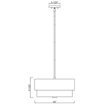Z-Lite 3 Light Pendant