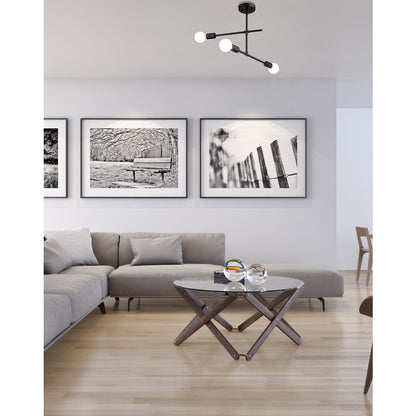 Z-Lite 3 Light Semi Flush Mount