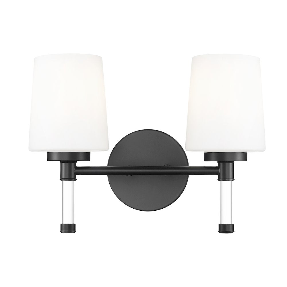 Z-Lite 2 Light Vanity, Matte Black