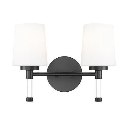 Z-Lite 2 Light Vanity, Matte Black
