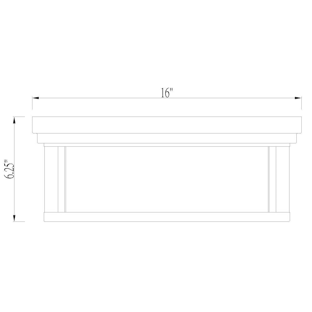 Z-Lite 3 Light Flush Mount