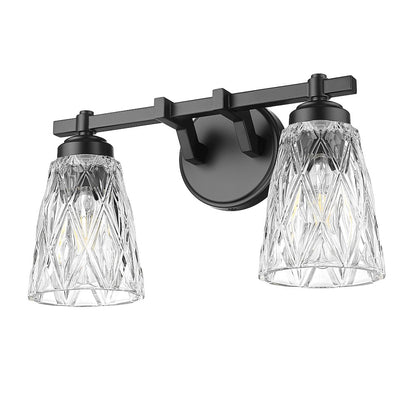 Z-Lite 2 Light Vanity, Matte Black