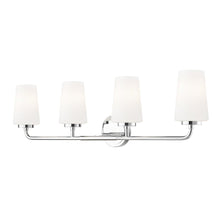 Z-Lite Montford 4 Light Vanity in Chrome color, Steel frame