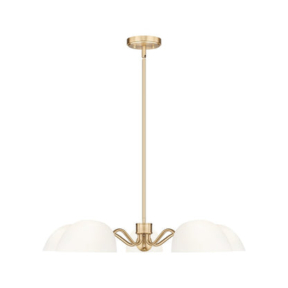 Z-Lite 5 Light Chandelier, Modern Gold