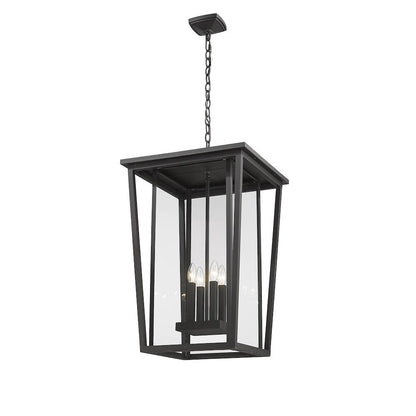 Z-Lite 4 Light Outdoor Chain Mount Ceiling Fixture