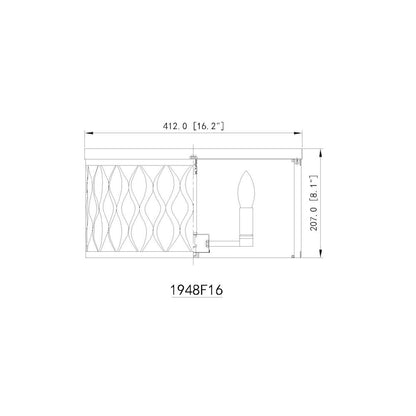Z-Lite 4 Light Flush mount