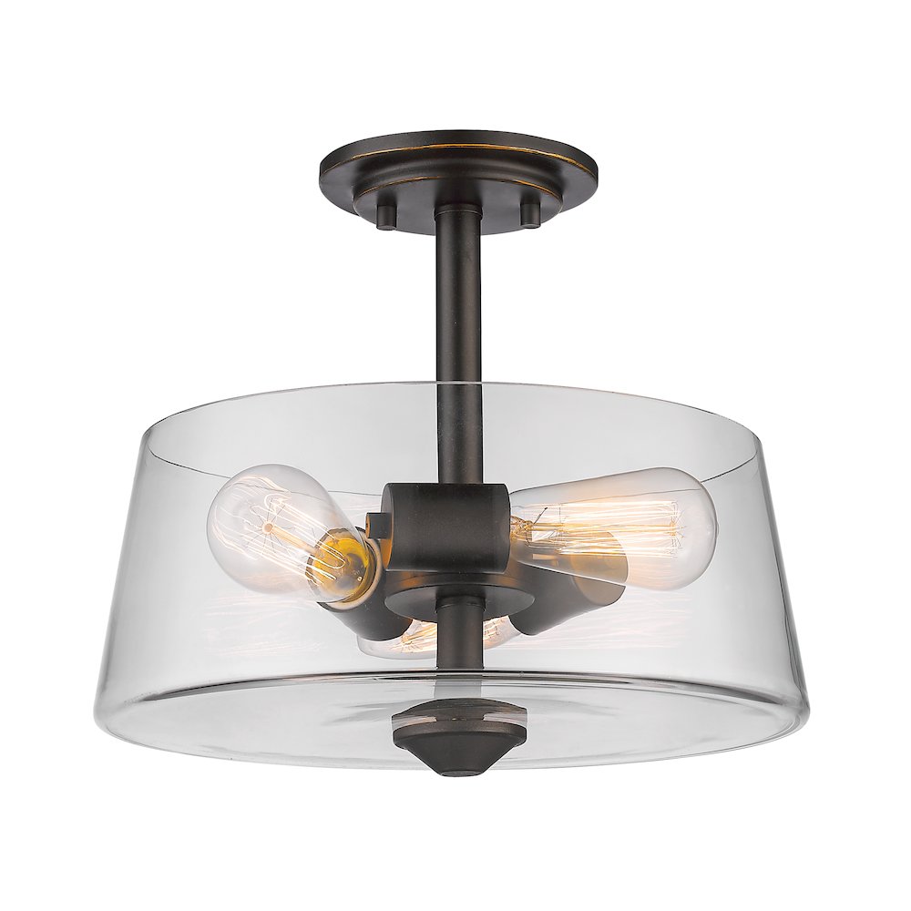 Z-Lite 3 Light Semi Flush Mount