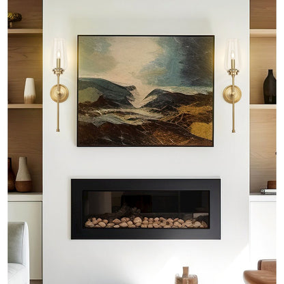Z-Lite 1 Light Wall Sconce, Modern Gold