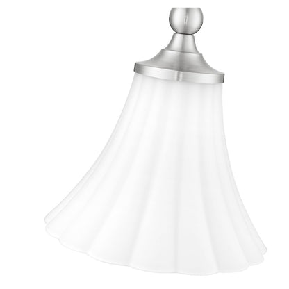 Z-Lite 1 Light Pendant, Brushed Nickel