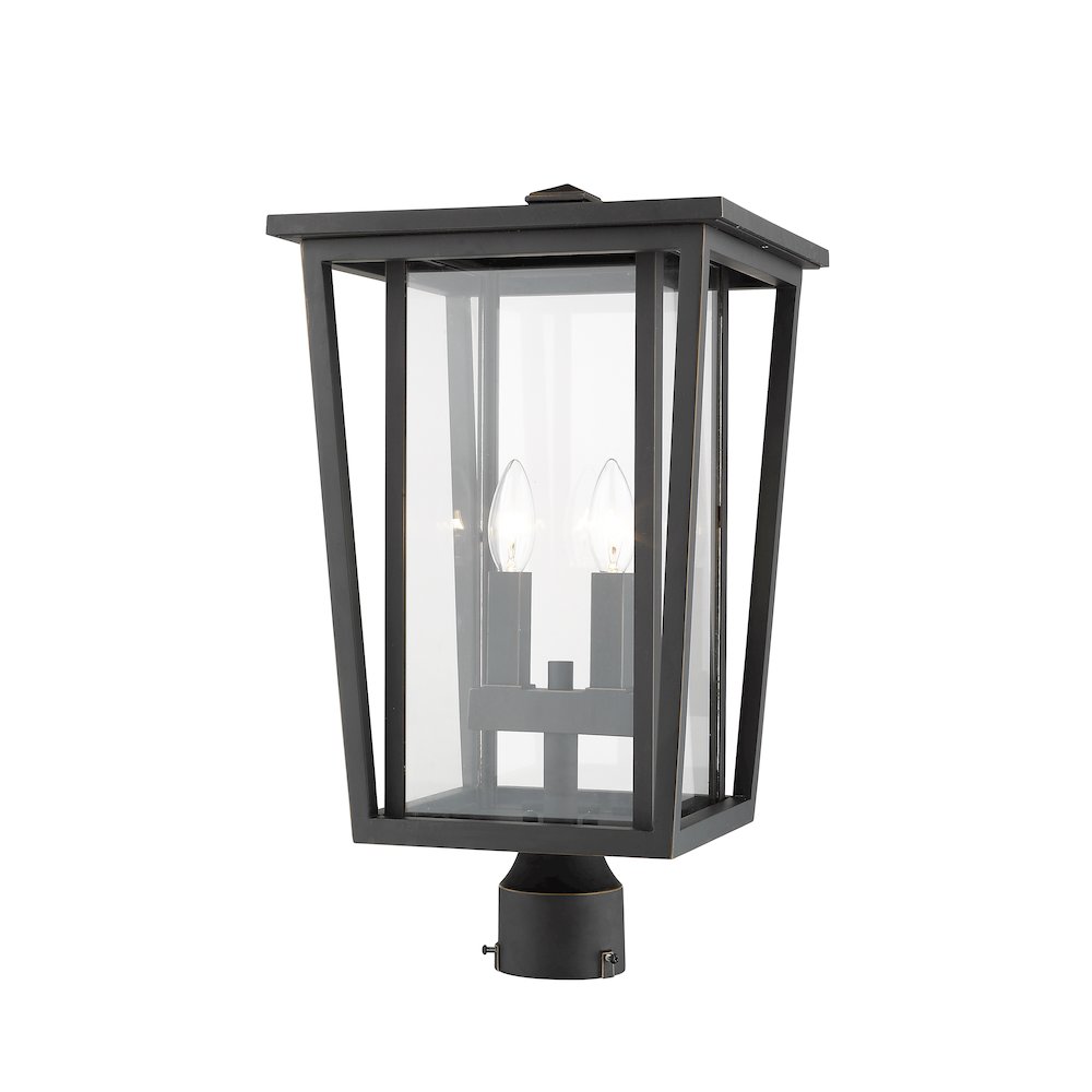 Z-Lite 2 Light Outdoor Post Mount Fixture