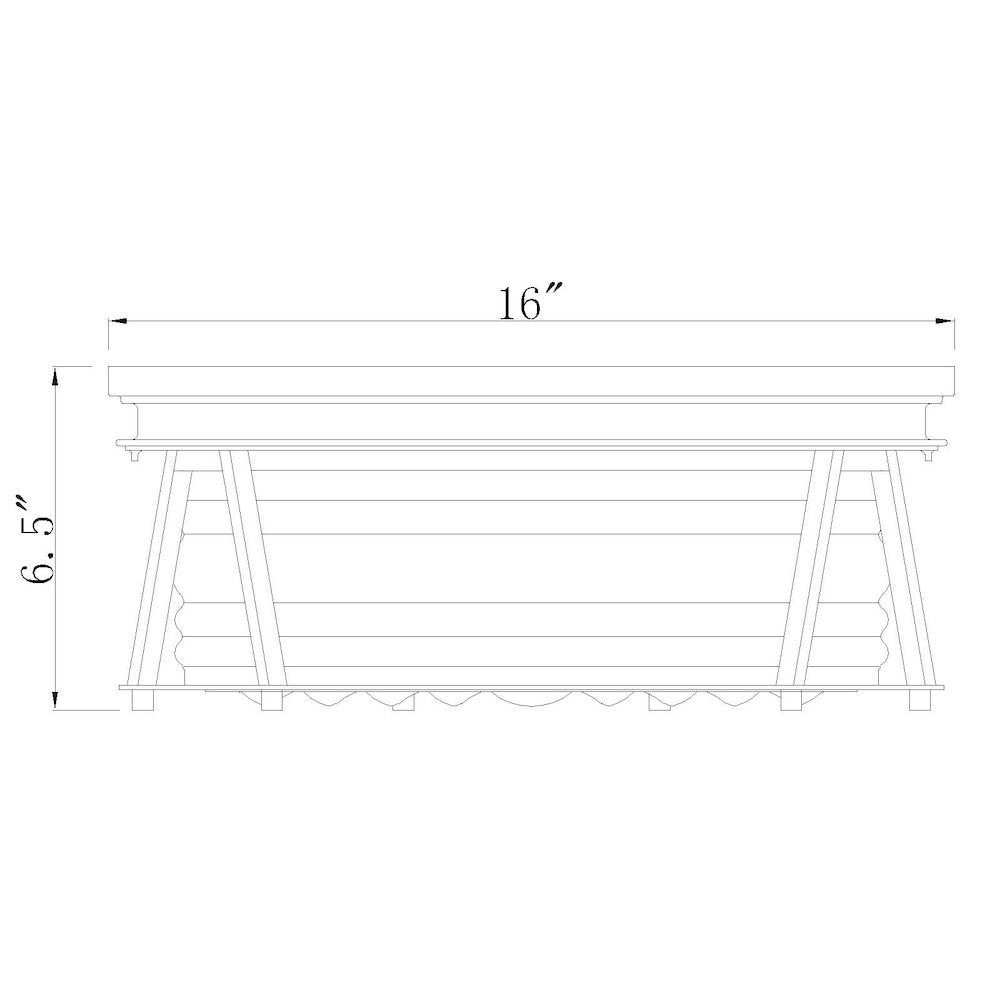 Z-Lite 3 Light Flush Mount