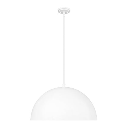 Z-Lite 3 Light Pendant, Matte White