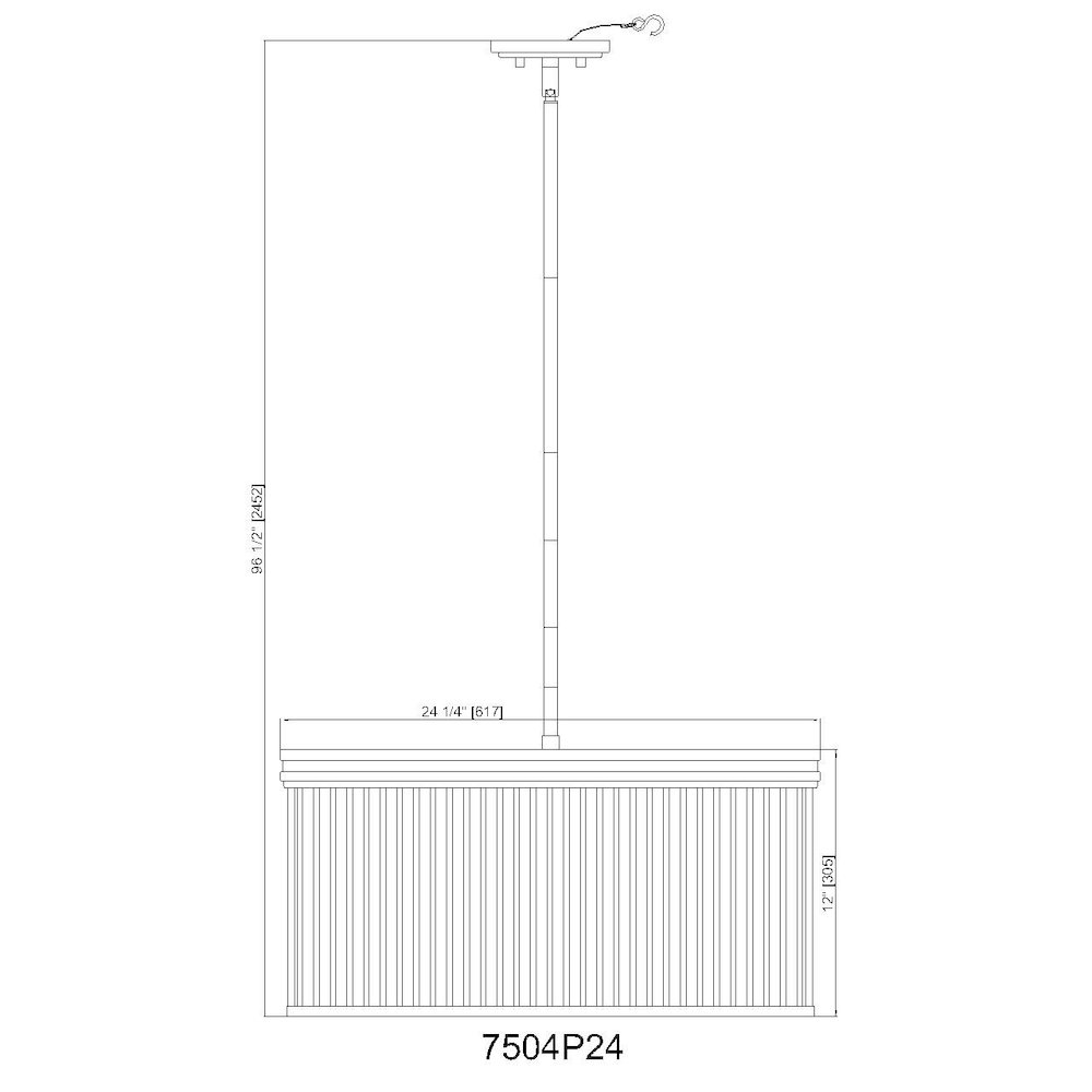 Z-Lite 6 Light Chandelier