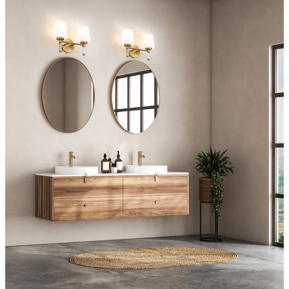 Z-Lite 2 Light Vanity, Modern Gold