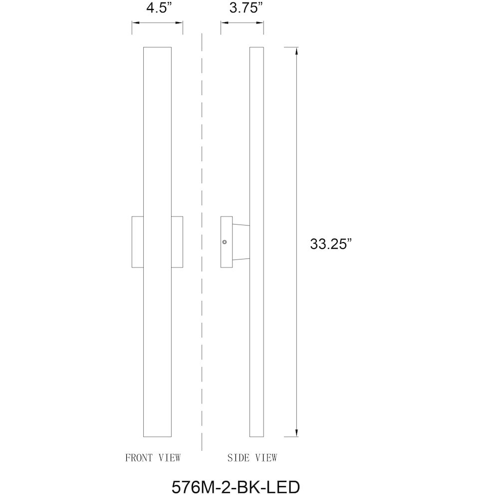 Z-Lite 2 Light Outdoor Wall Light
