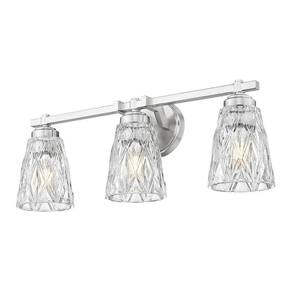 Z-Lite 3 Light Vanity, Brushed Nickel