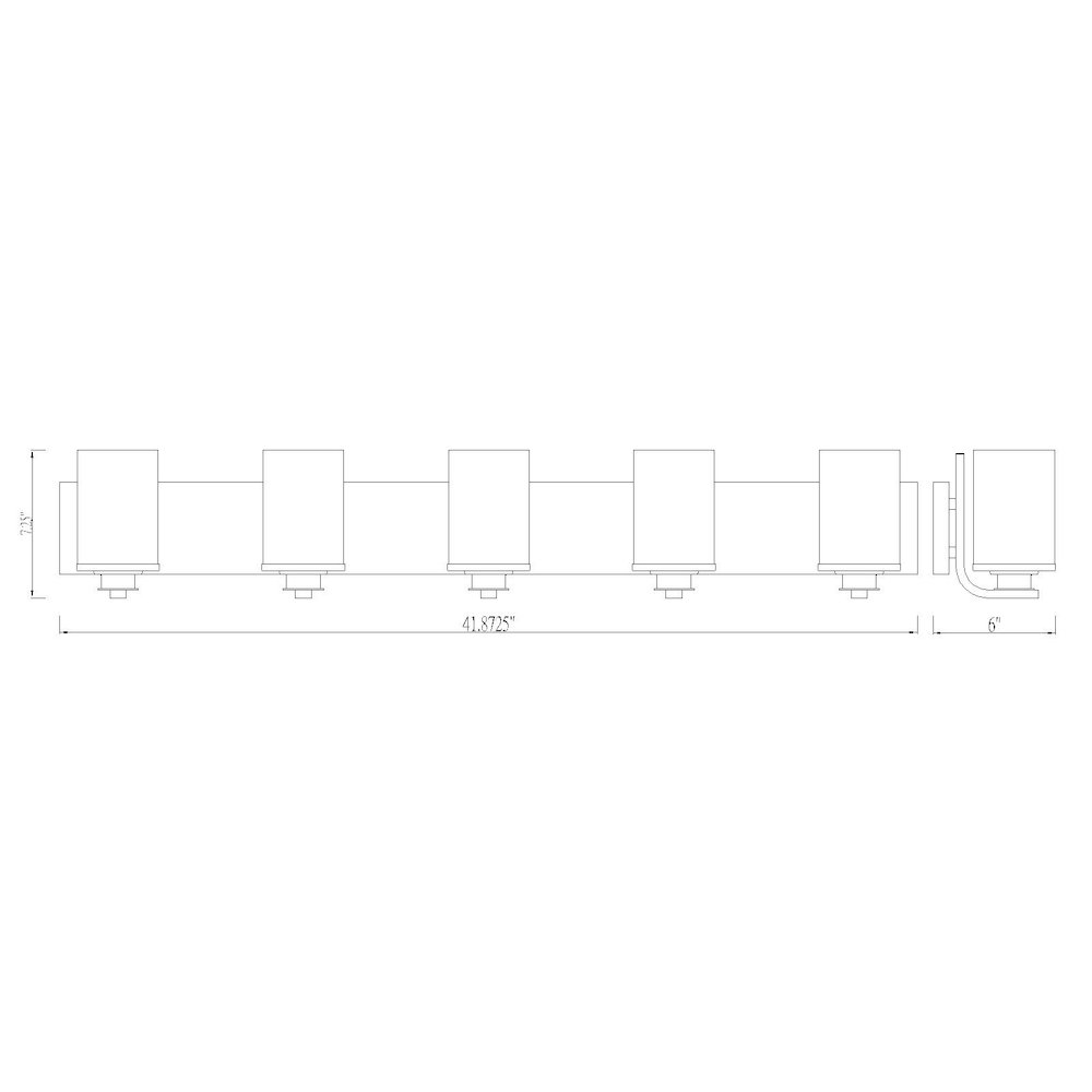 Z-Lite 5 Light Vanity