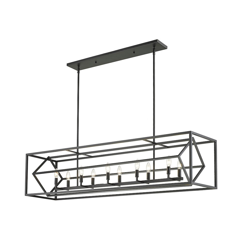 Z-Lite 10 Light Linear Chandelier